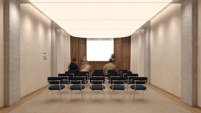 54 Taitbout : la salle polyvalente prend forme