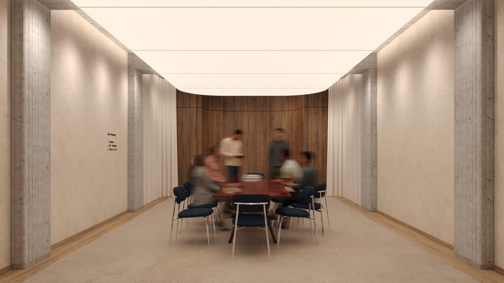 54 Taitbout : la salle polyvalente prend forme